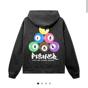 ISO Fisher 8-BALL LOGO HOODIE (VINTAGE BLACK)